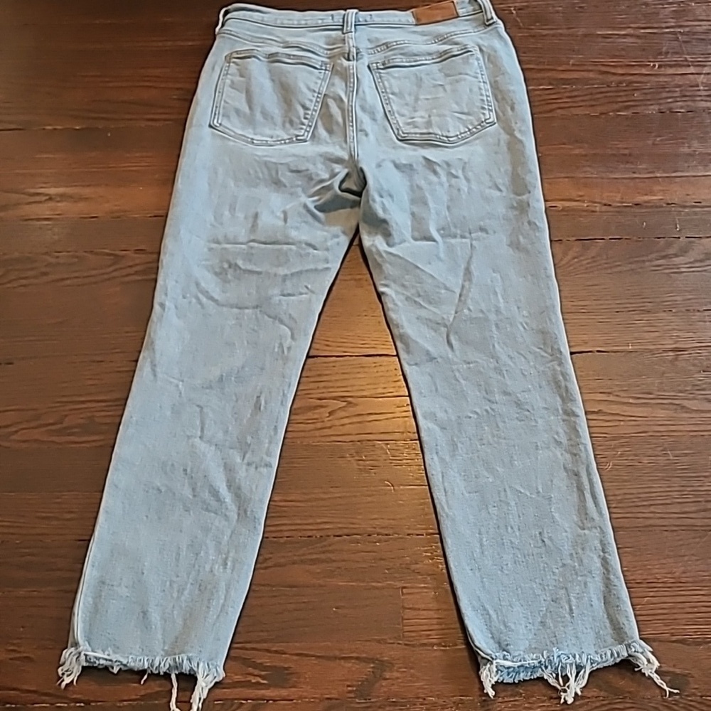 Madewell The Perfect Vintage Jean High-rise Distressed Light Wash Wmns 29 Casual - Picture 15 of 16